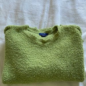J. Crew XL sage green boucle sweater